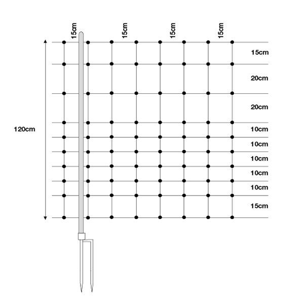 Ηλ. Δύχτι 120cm, 50m