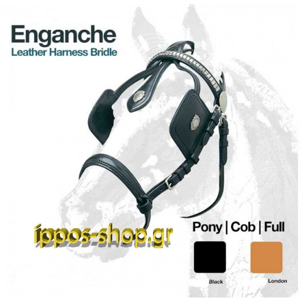 Δερμάτινο Χαλινό με Παρωπίδες Δερμάτινο Χαλινό με Παρωπίδες